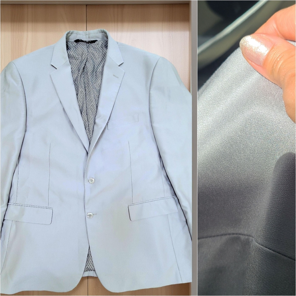 Platinum Suit Jacket and Pants.